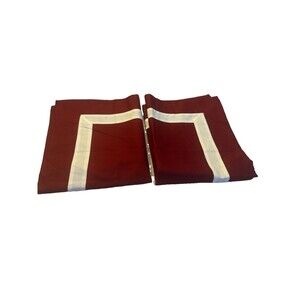 Fieldcrest 40x25" Pillow Shams 100% Puma Cotton A Set Of 2